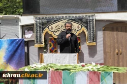 مراسم تشییع و تدفین شهید خوشنام گمنام در مرکز شهید شرافت 15