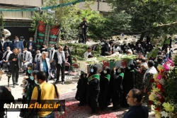 مراسم تشییع و تدفین شهید خوشنام گمنام در مرکز شهید شرافت 18
