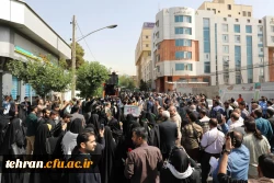 مراسم تشییع و تدفین شهید خوشنام گمنام در مرکز شهید شرافت 25