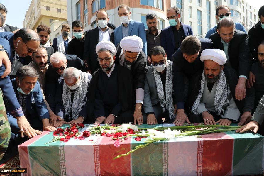 مراسم تشییع و تدفین شهید خوشنام گمنام در مرکز شهید شرافت 28