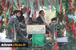 مراسم تشییع و تدفین شهید خوشنام گمنام در مرکز شهید شرافت 29