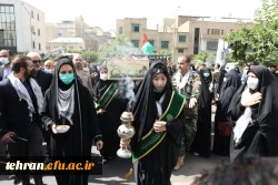 مراسم تشییع و تدفین شهید خوشنام گمنام در مرکز شهید شرافت 30