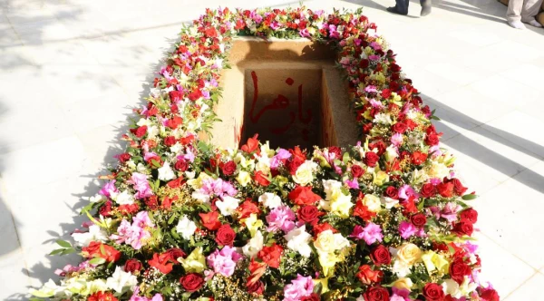 مراسم تشییع و تدفین شهید خوشنام گمنام در مرکز شهید شرافت 32