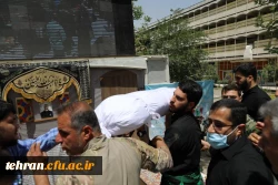 مراسم تشییع و تدفین شهید خوشنام گمنام در مرکز شهید شرافت 33