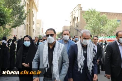 مراسم تشییع و تدفین شهید خوشنام گمنام در مرکز شهید شرافت 39