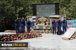 مراسم تشییع و تدفین شهید خوشنام گمنام در مرکز شهید شرافت 40