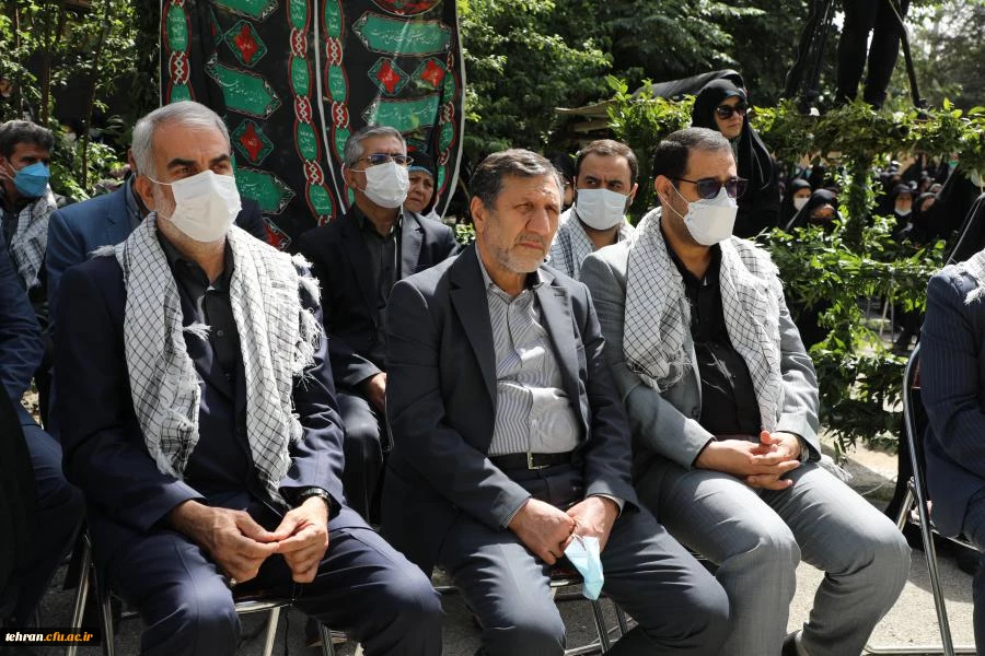 مراسم تشییع و تدفین شهید خوشنام گمنام در مرکز شهید شرافت 43