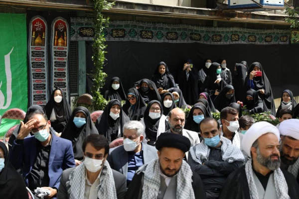 مراسم تشییع و تدفین شهید خوشنام گمنام در مرکز شهید شرافت 48