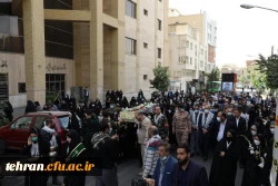 مراسم تشییع و تدفین شهید خوشنام گمنام در مرکز شهید شرافت 49