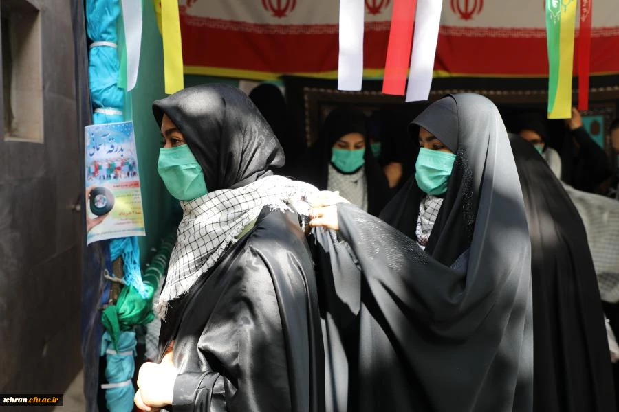 مراسم تشییع و تدفین شهید خوشنام گمنام در مرکز شهید شرافت 53