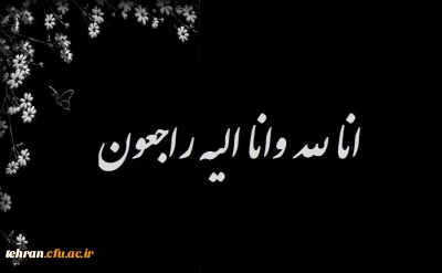 جناب آقای حسن کارخانه

پیام تسلیت