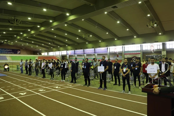 افتتاحیه مسابقات ورزشی پسران منطقه یک دانشگاه ها و موسسات آموزش عالی در پردیس نسیبه 2