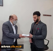 اهدای ابلاغ رسمی اعضای منتخب شورای صنفی دانشجویی پردیس شهید مفتح شهرری 5