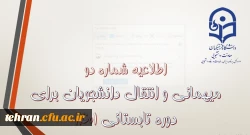 زمان آغاز فرایند درخواست میهمانی دوره تابستان 1401 2