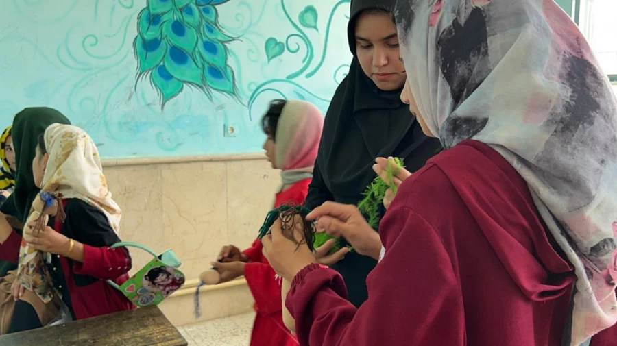 اردوی جهادی دانشجویان خواهر دانشگاه فرهنگیان تهران 13