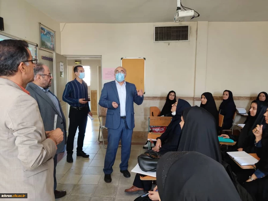 بازدید دکتر بلاغی از روند مصاحبه داوطلبان ورود به دانشگاه فرهنگیان و کلاس های مهارت آموزان ماده 28 2