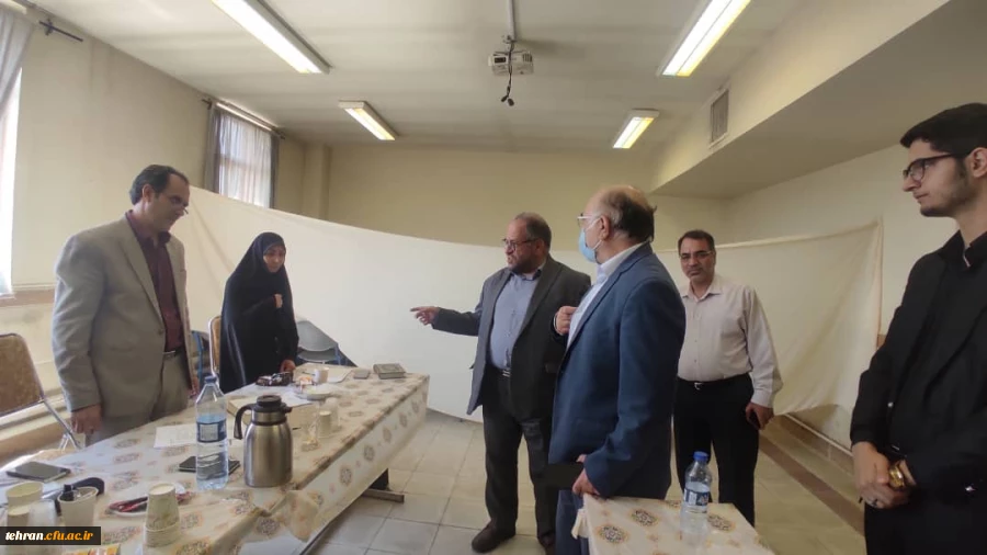 بازدید دکتر بلاغی از روند مصاحبه داوطلبان ورود به دانشگاه فرهنگیان و کلاس های مهارت آموزان ماده 28 3