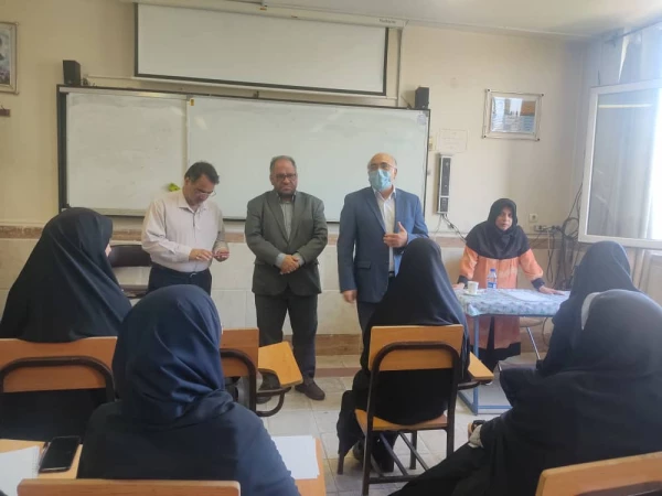 بازدید دکتر بلاغی از روند مصاحبه داوطلبان ورود به دانشگاه فرهنگیان و کلاس های مهارت آموزان ماده 28 6