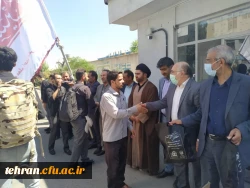 اعزام اولین کاروان دانشجویی دانشگاه فرهنگیان استان تهران به مراسم پیاده روی اربعین 2