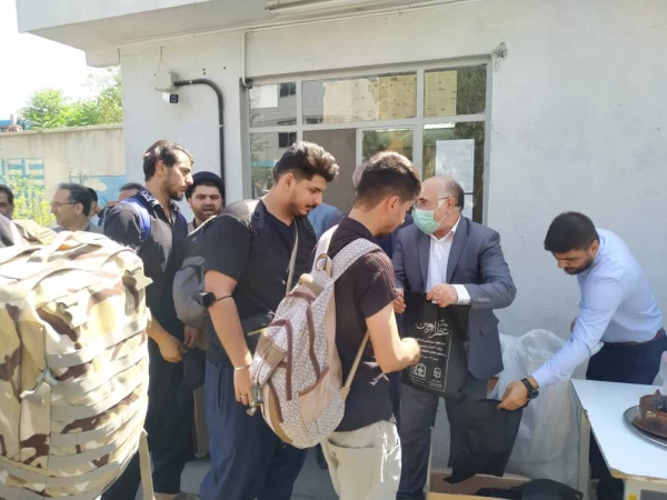 اعزام اولین کاروان دانشجویی دانشگاه فرهنگیان استان تهران به مراسم پیاده روی اربعین 3