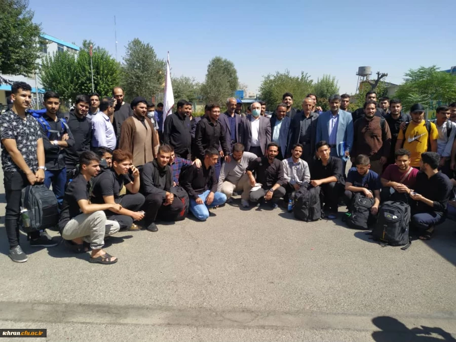 اعزام اولین کاروان دانشجویی دانشگاه فرهنگیان استان تهران به مراسم پیاده روی اربعین 5