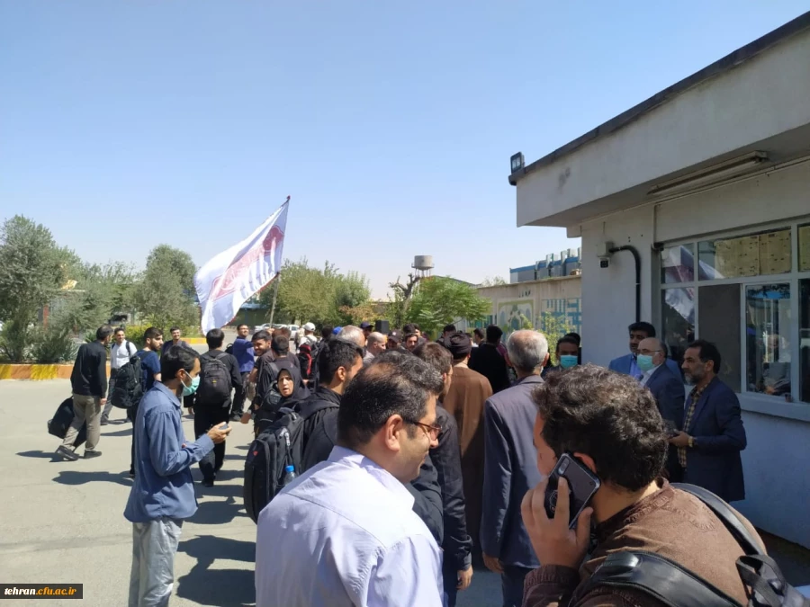 اعزام اولین کاروان دانشجویی دانشگاه فرهنگیان استان تهران به مراسم پیاده روی اربعین 6