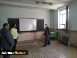 بازدید سرپرست مدیریت امور پردیس های استان تهران از دبیرستان ملاصدرا شهرری 2