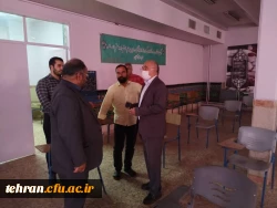 بازدید سرپرست مدیریت امور پردیس های استان تهران از دبیرستان ملاصدرا شهرری 3