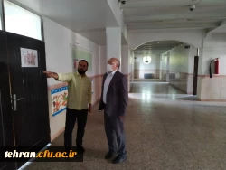 بازدید سرپرست مدیریت امور پردیس های استان تهران از دبیرستان ملاصدرا شهرری 5