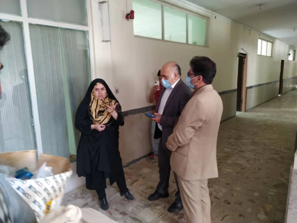 بازدید دکتر بلاغی از مرکز شهید منتظری 2