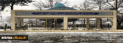 مزار برفی شهید گمنام در مدیریت امور پردیس های استان تهران