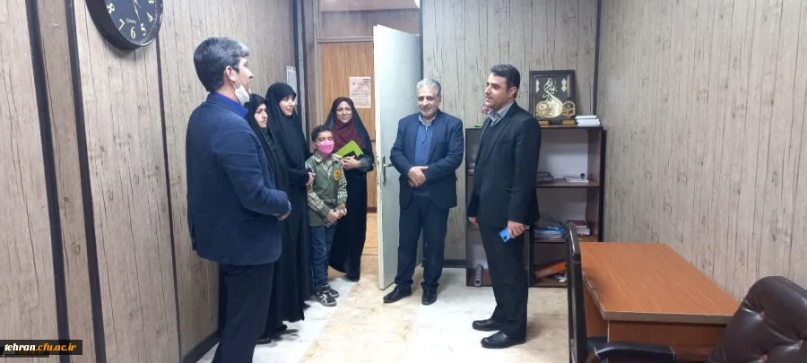 بازدید سرپرست محترم مدیریت امور پردیس های استان تهران از پردیس زینبیه
 3