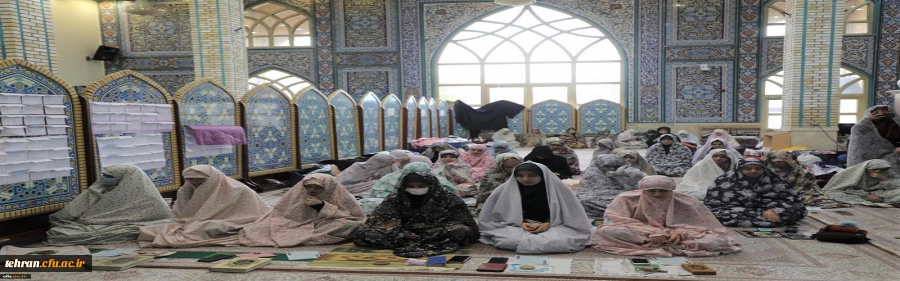 حضور رییس دانشگاه فرهنگیان در مراسم اعتکاف مسجد جامع خرمشهر باغ موزه انقلاب اسلامی و دفاع مقدس 4