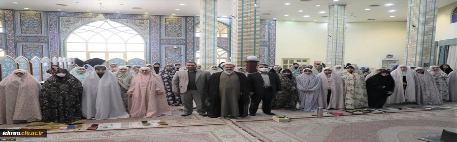 حضور رئیس دانشگاه فرهنگیان در مراسم اعتکاف مسجد جامع خرمشهر باغ موزه انقلاب اسلامی و دفاع مقدس 2