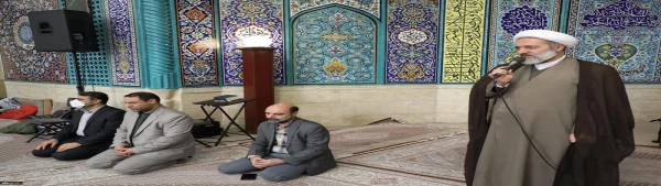 حضور رئیس دانشگاه فرهنگیان در مراسم اعتکاف مسجد جامع خرمشهر باغ موزه انقلاب اسلامی و دفاع مقدس 3