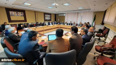 جلسه مشترک معاونت پژوهش و فناوری دانشگاه و مدیران این حوزه با شورای مدیران، نمایندگان مدیران گروه و شورای پژوهشی دانشگاه فرهنگیان استان تهران