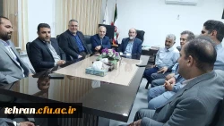 دیدار سرپرست مدیریت امور پردیس های استان تهران با اعضای شورای شهر تهران و شهردار منطقه چهار تهران 2