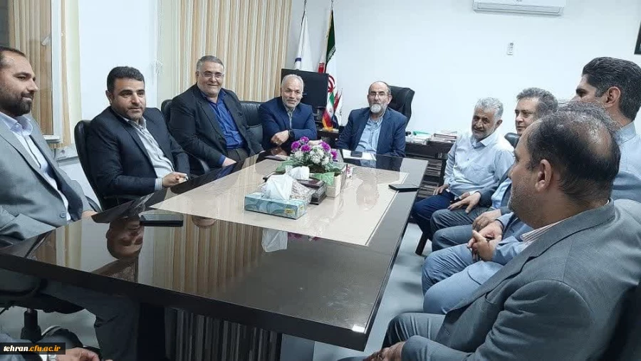 دیدار سرپرست مدیریت امور پردیس های استان تهران با اعضای شورای شهر تهران و شهردار منطقه چهار تهران 2