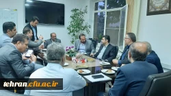 دیدار سرپرست مدیریت امور پردیس های استان تهران با اعضای شورای شهر تهران و شهردار منطقه چهار تهران 3