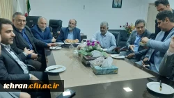 دیدار سرپرست مدیریت امور پردیس های استان تهران با اعضای شورای شهر تهران و شهردار منطقه چهار تهران 4