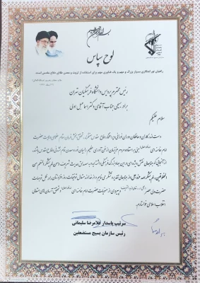 در همایش کشوری تجلیل از متصدیان و راهیان نور، تحت عنوان «تجلی اخلاص» از دکتر اسماعیل اولی، مدیریت امور پردیس های استان تهران  دانشگاه فرهنگیان  تقدیر شد. 5