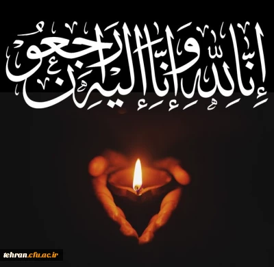 پیام تسلیت

برادر بزرگوار جناب آقای دکتر قاسمی