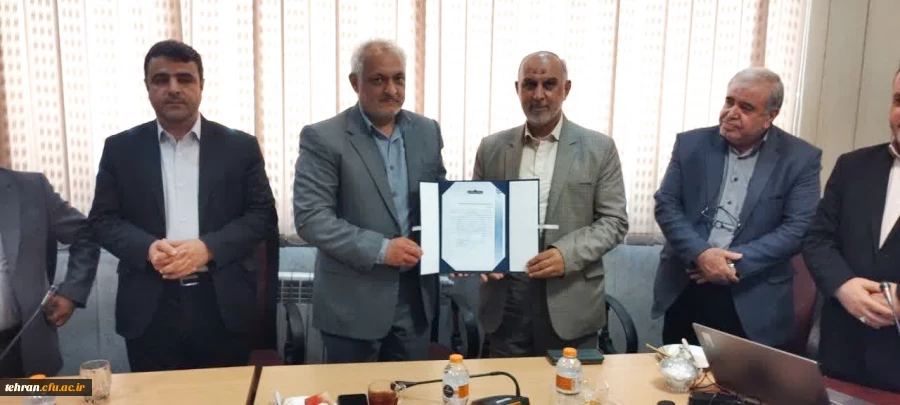 مراسم تودیع و معارفه معاون جدید توسعه منابع و امور دانشجویی مدیریت امور پردیس های استان تهران 3