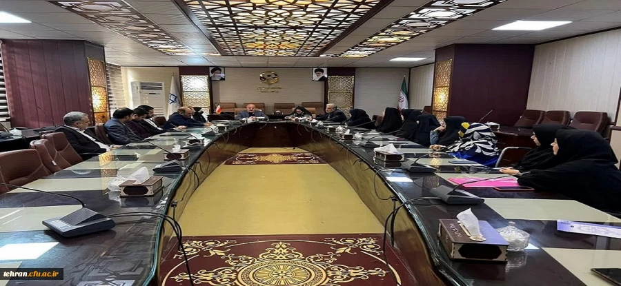 جلسه شورای مدیران دانشگاه فرهنگیان استان تهران با حضور دکتر ابراهیمی سرپرست معاونت نظارت و ارزیابی و تضمین کیفیت 4