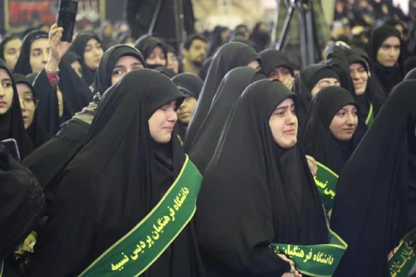 مراسم وداع با دانشجو معلم شهیده فائزه رحیمی در نسیبه 4