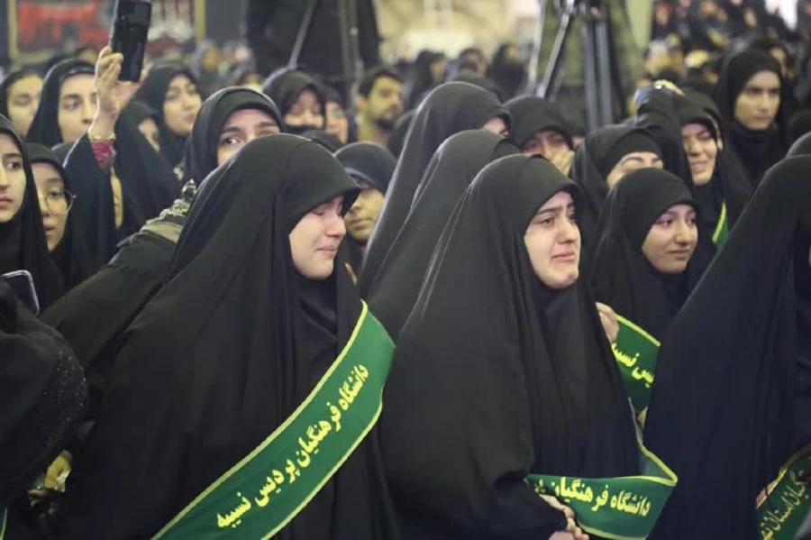 مراسم وداع با دانشجو معلم شهیده فائزه رحیمی در نسیبه 4