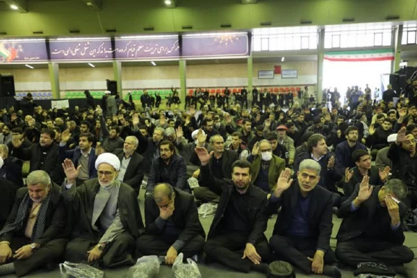 مراسم وداع با دانشجو معلم شهیده فائزه رحیمی در نسیبه 5