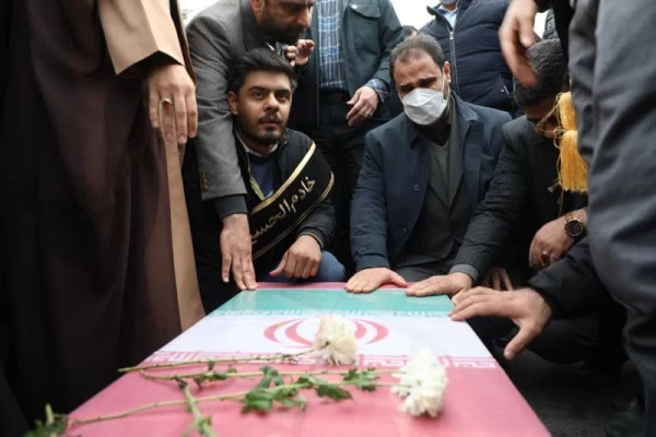 مراسم وداع با دانشجو معلم شهیده فائزه رحیمی در نسیبه 7