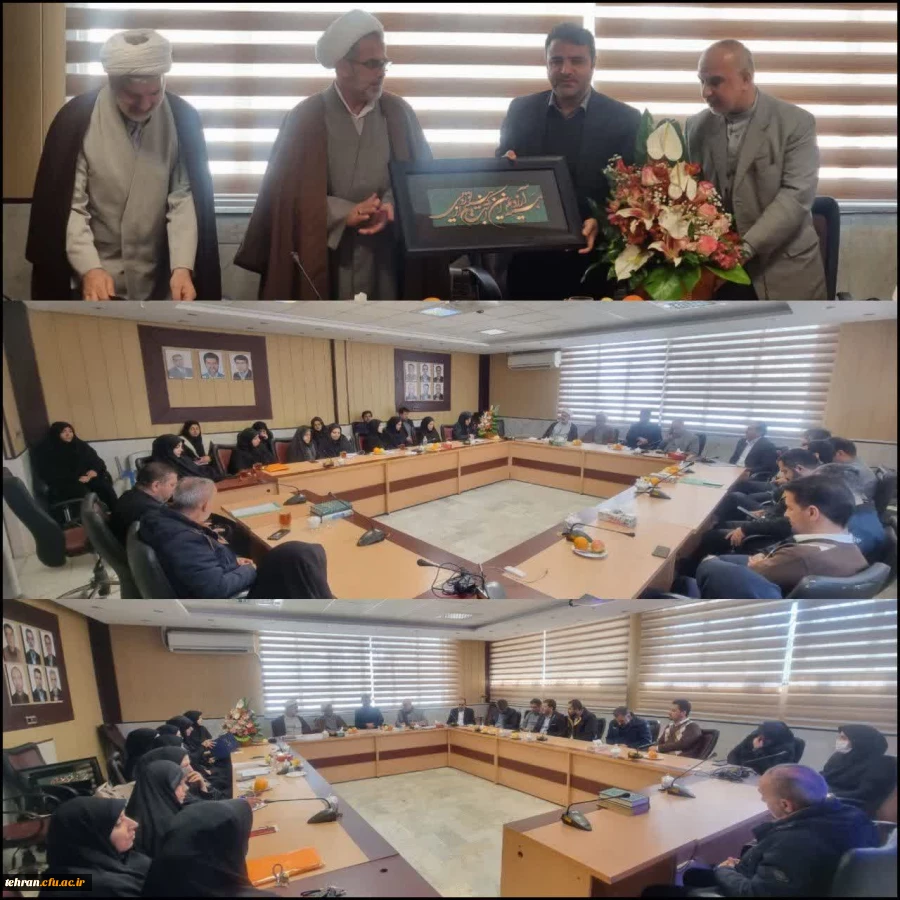 تقدیر از زحمات خالصانه مدیریت امور پردیس های دانشگاه فرهنگیان استان تهران جناب دکتر اولی توسط مجموعه فرهنگی دانشگاه در دهه فجر انقلاب اسلامی
 2