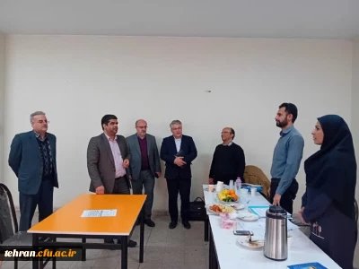 بازدید دکتر غیاثی ریاست داشنگاه فرهنگیان و هیات همراه از فرایند ارزیابی آزمون استخدامی